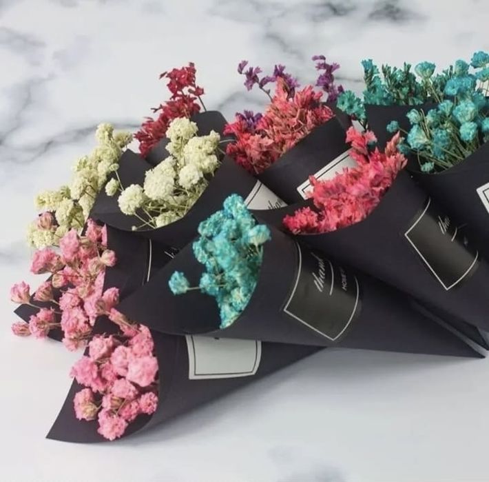 Кулечки цветы искусственные