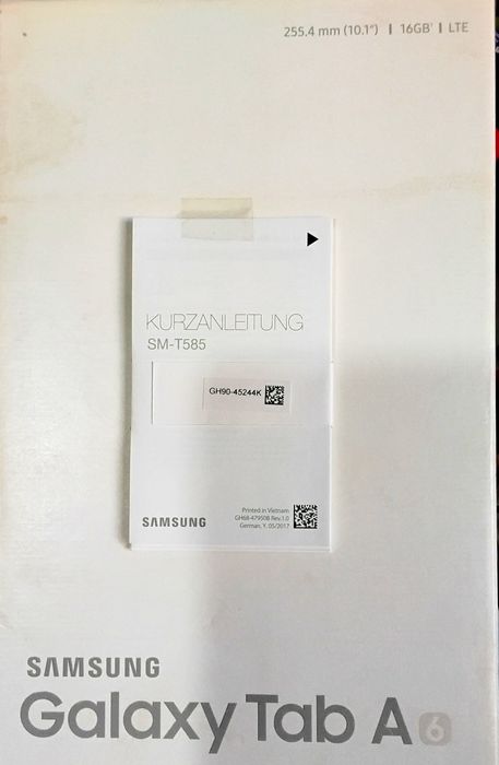 Tableta SAMSUNG TAB A6 SM-T 585 stare excelentă - 400 Lei Negociabil