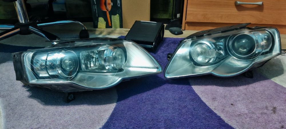 Faruri bixenon cu functia cornering VW Passat b6