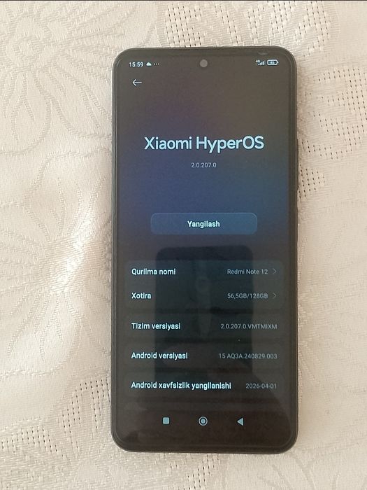 Redmi note 12  ideal xolatda