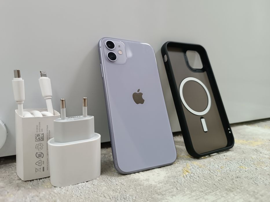 iPhone 11 в хорошем состоянии.