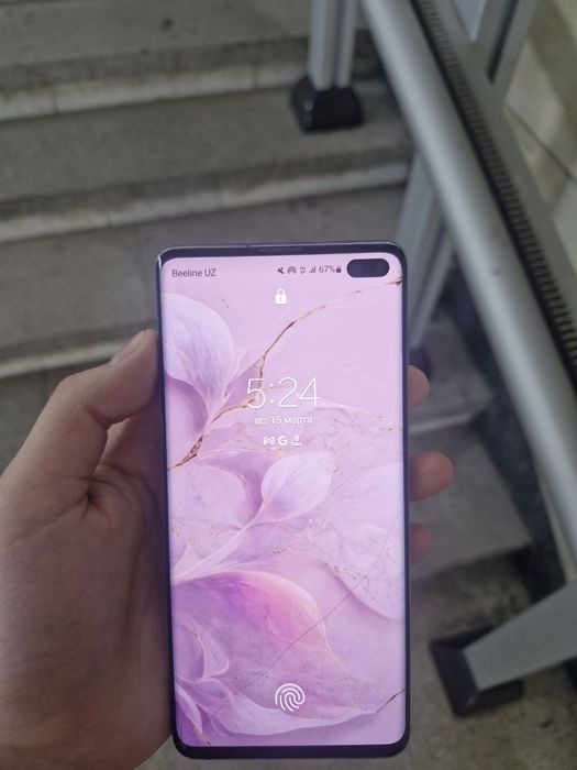 samsung s10 ekranidagi trishina sensirga utmagan shuni uchun arzonro