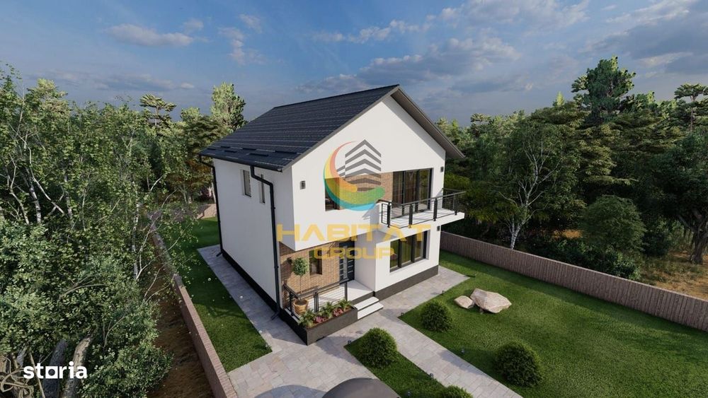 Vila individuala 4 camere- 425mp curte