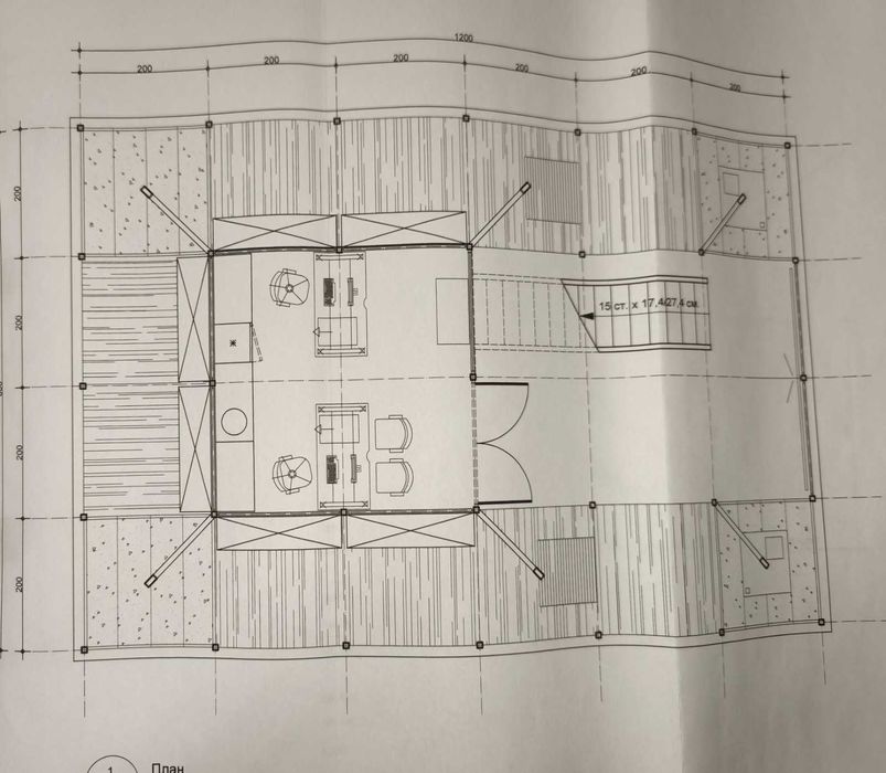 Прводавам метална конструкция тип хале 96м2 с височина 3.8 м