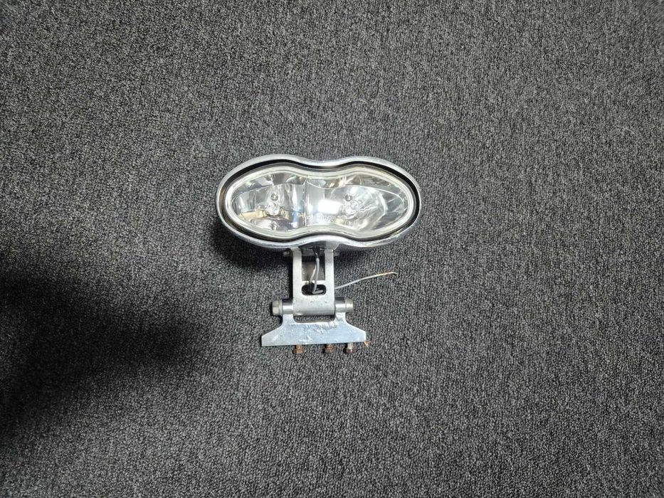 Far dublu oval crom Chopper Custom