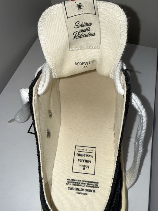 Кеды Maison Mihara Yasuhiro Peterson OG Sole Canvas Low