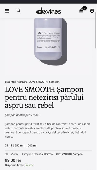 Davines/sampon/masca