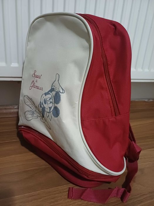 Rucsac Disney Minnie Mouse rosu cu bej Sport is Glamour