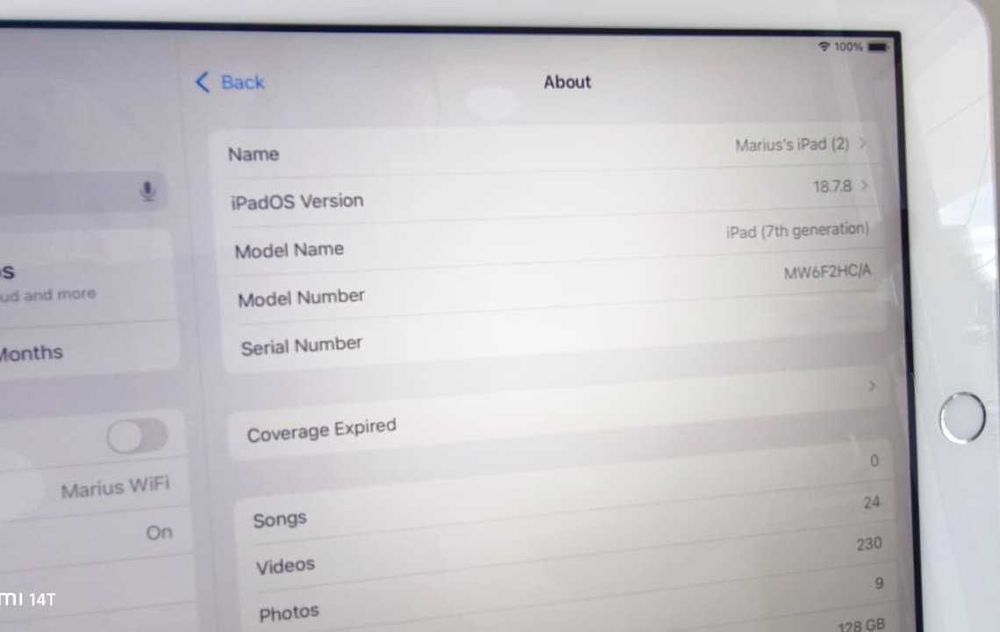 Apple iPad 7, 10.2'', 128GB, Cellular, Silver