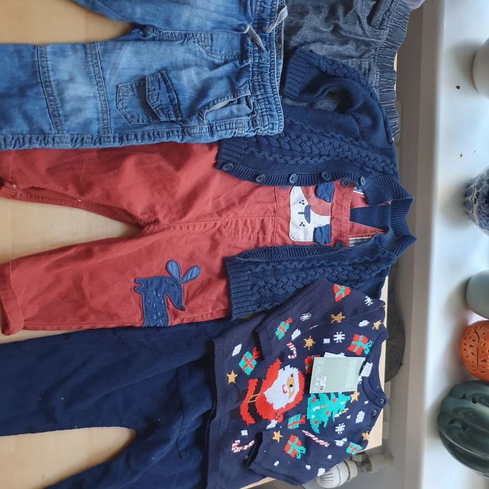 Set pantaloni captusiti si pulovere, Next, Zara, H&M, 6-9 luni