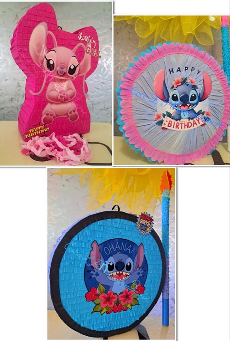 Piñata TikTokStitch,HelloKitty,Vampirina,Ponei,Barbie,Spongebob,Pisic