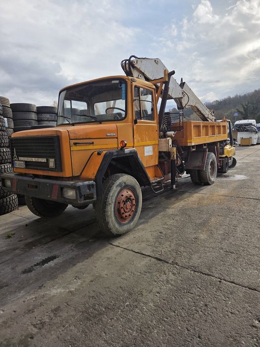 Magirus deutz 4×4basculabil macara 700 ore