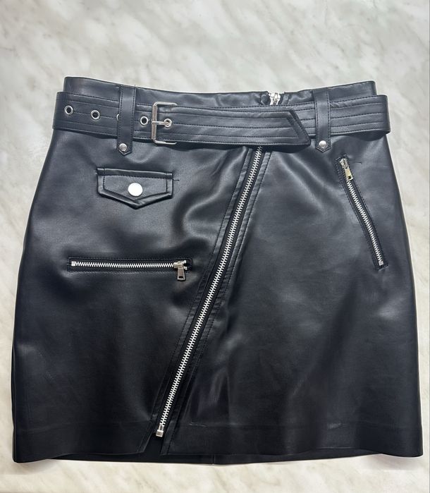 Дамска кожена пола