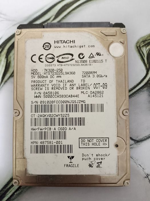 Жёсткие диски HDD 250GB—1TB