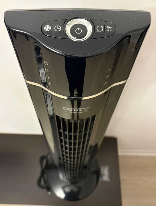 Ventilator Turn cu Ionizare Camry CR7320, 60W, 107 cm, Telecomandă, Ca Nou