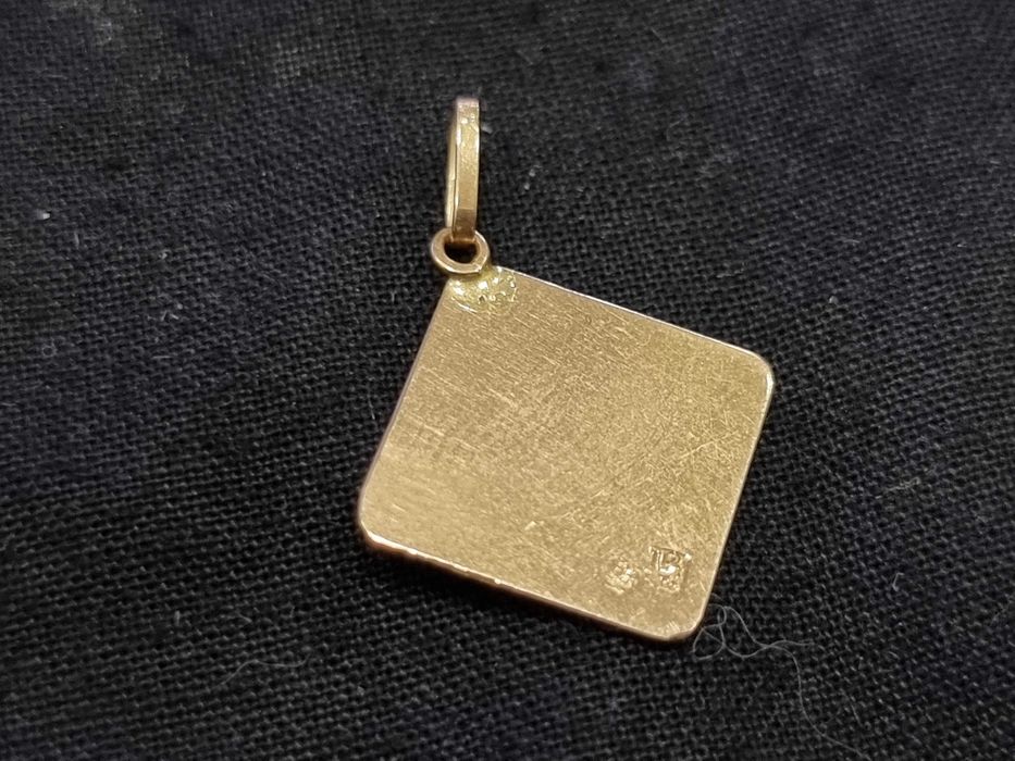 Златна плочка "Стрелец" 18К