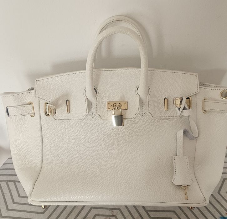 Geanta damă superba din piele naturala Made in Italy