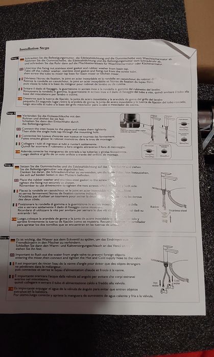 Baterie chiuvetă nouă