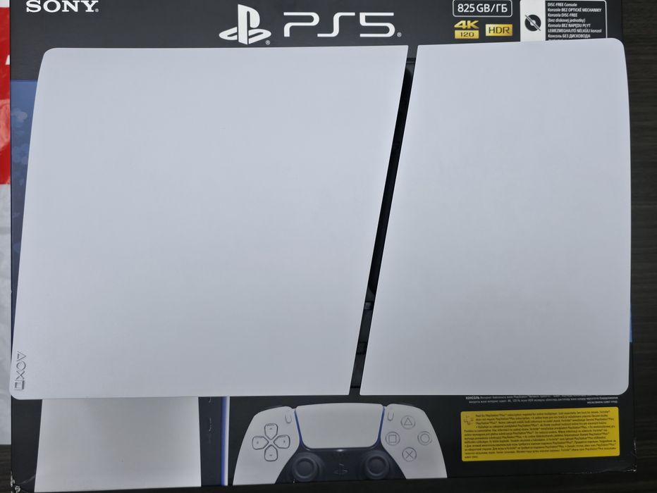 КАТО НОВ 825GB Sony PlayStation 5 | PS5 Digital Гаранция Техномаркет 2028г.