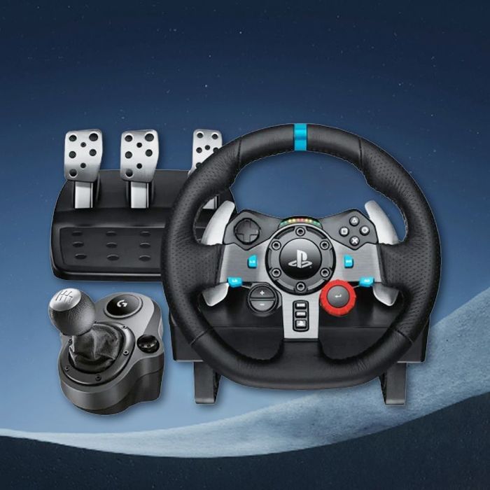 Руль Logitech g29 с коробкой передач.