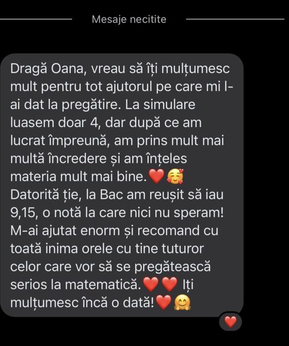 Meditații matematică( clasele I-XII)