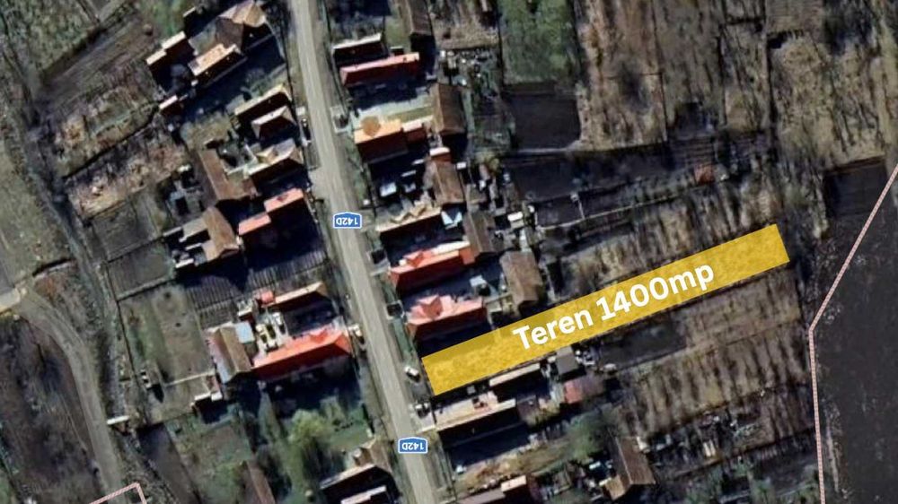 Teren Intravilan 1400mp (Sat Delenii, jud. Mures)