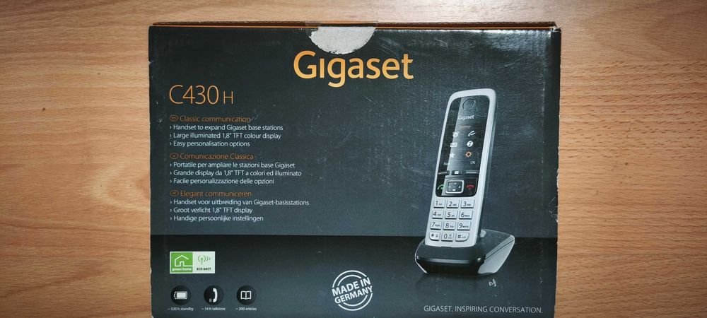Telefon Gigaset R630H pro & C430H Robust Wireless rezistent apa / praf
