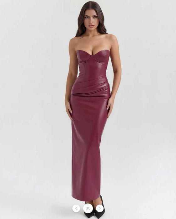 Rochie Vanessa Burgundy