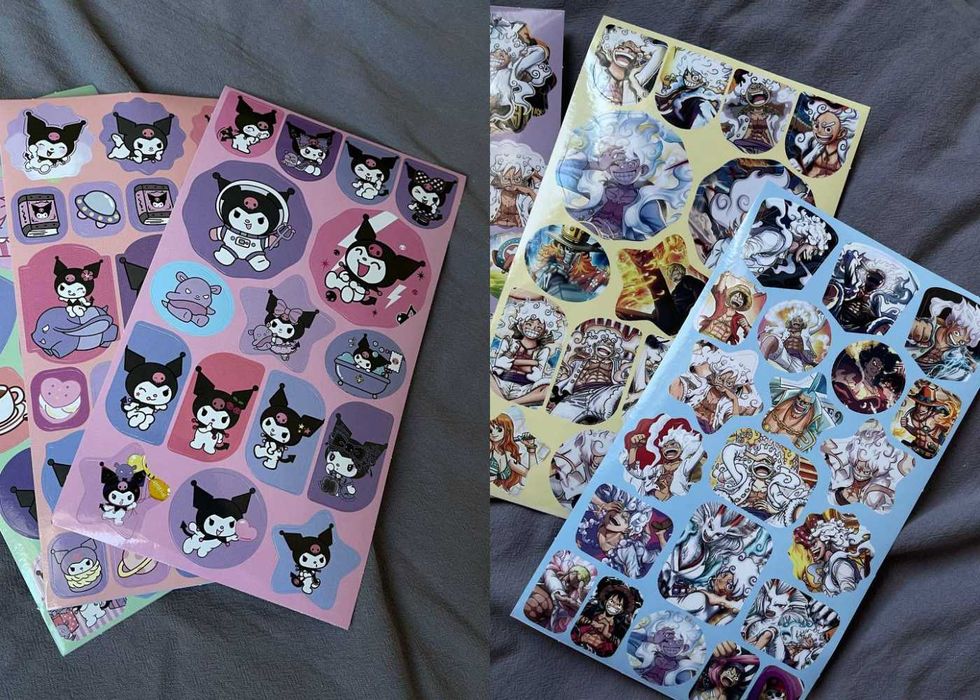 стикеры мини аниме
