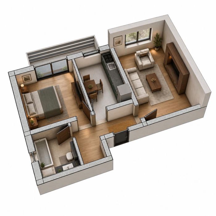 Apartament de Vanzare 1300 euro mp
