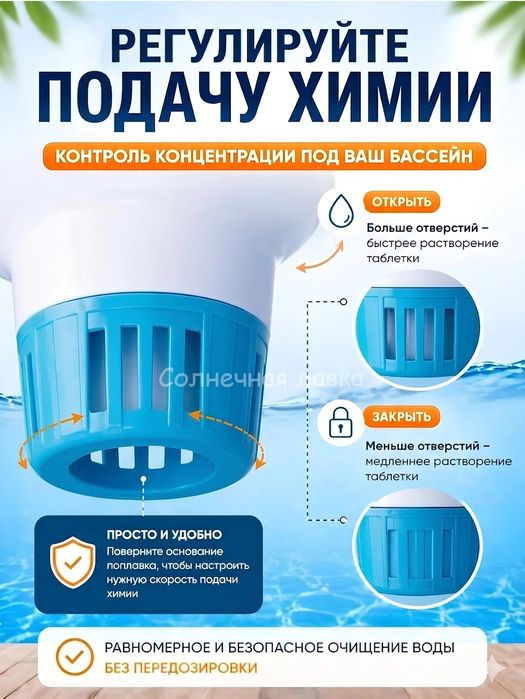 Поплавок-дозатор для бассейна intex