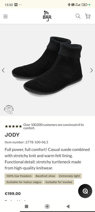 Дамски боси обувки BAR Jody