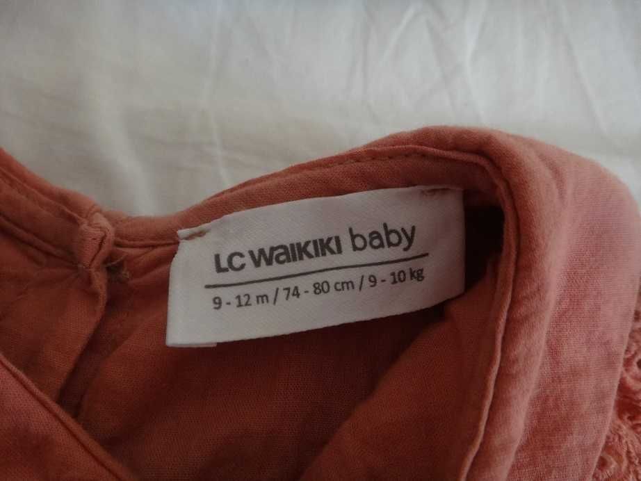Нова бебешка рокля LC Waikiki, размер 74-80см, 9-12м