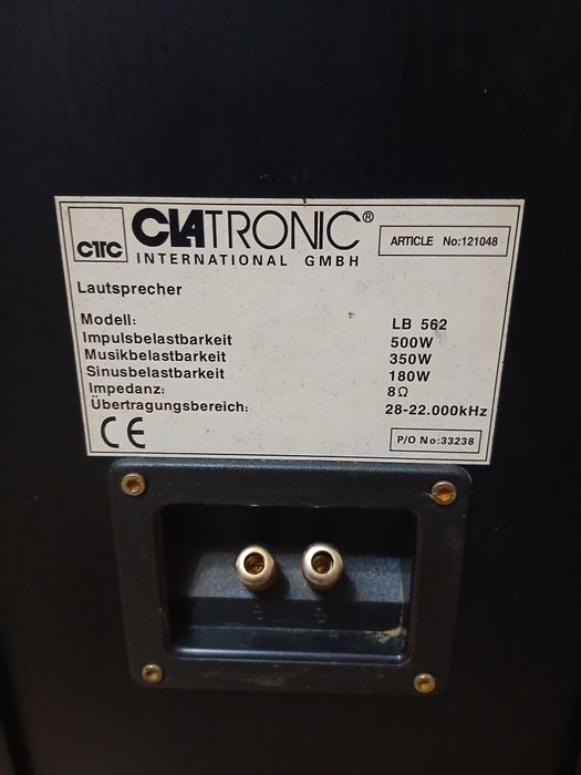 Тонколони Clatronic 8ohm 180W