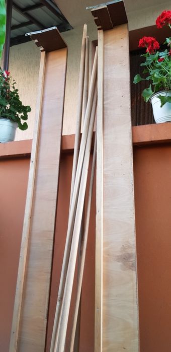 Draperie nuc 4 buc si 9 buc bare