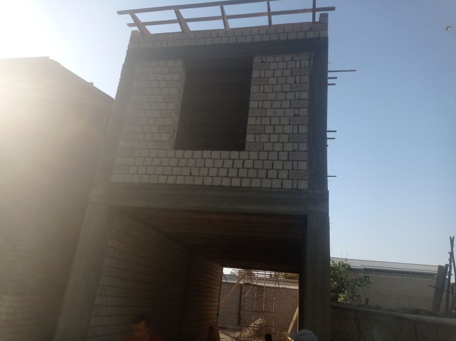 Suvoq , styashka va tom yopish ishlarini va shlaka blok ham teramizqil