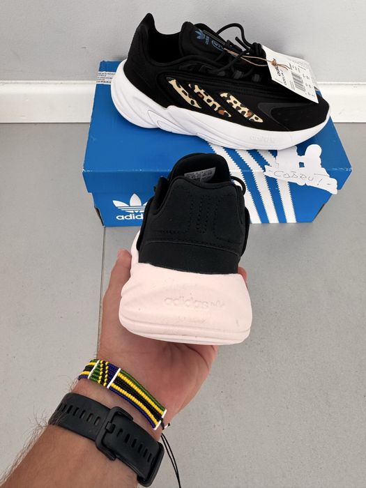 Adidas Ozelia J Black Animal Print