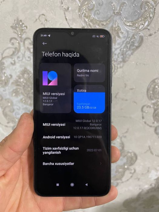 REDMI 9. Srochna Sotiladi!