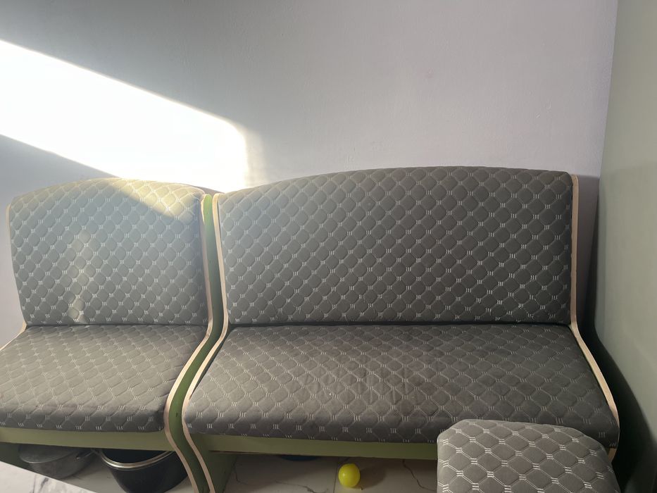 кухонный стулья зелено серого цвета