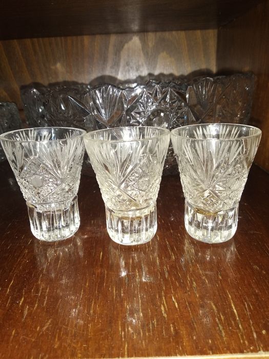 Хрустальные рюмки, фужеры СССР