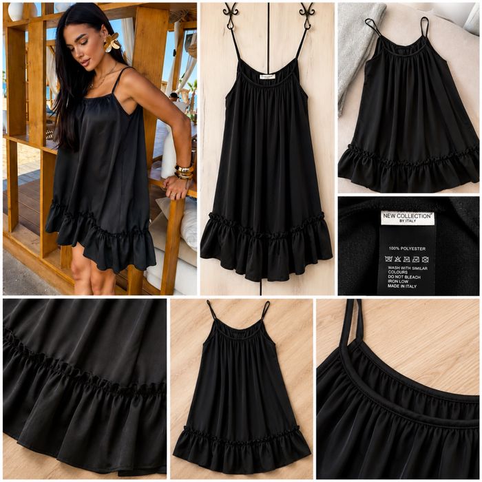 Свободна Рокля Sardinia Black LBD