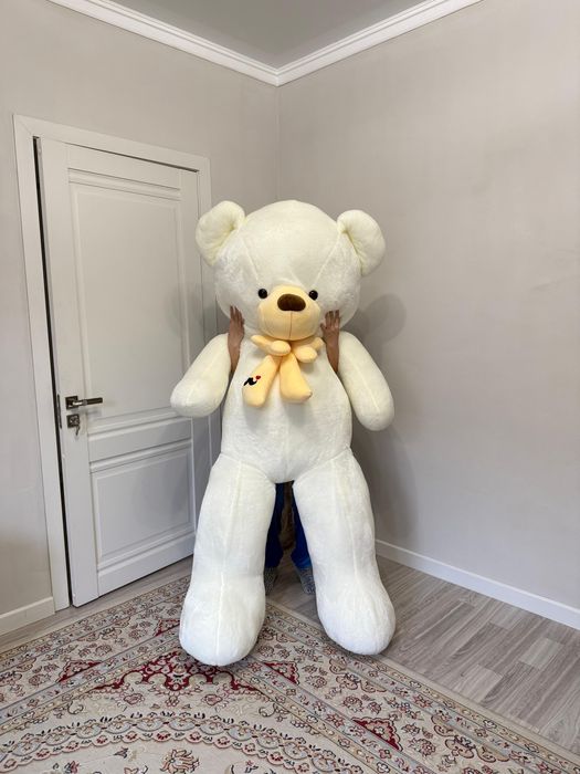 Большой плюшевый медведь рост 200см