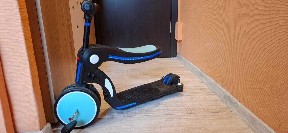 3 в 1 - колело, балансьор и тротинетка