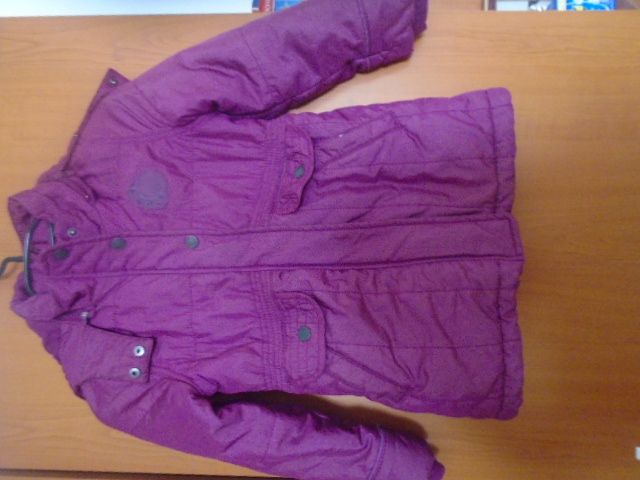 Geaca groasa pentru iarna cu gluga 5-6 ani