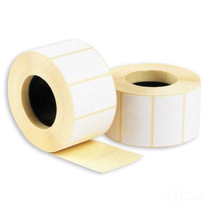 Etiketka va samokleyka stikerlar (Barcha o'lchamlarda, QQS bilan)