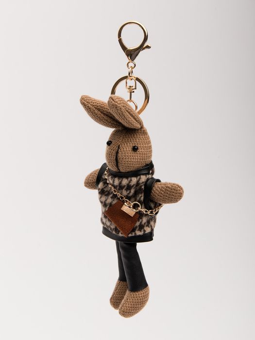 Милый модный брелок-зайчик для сумки
