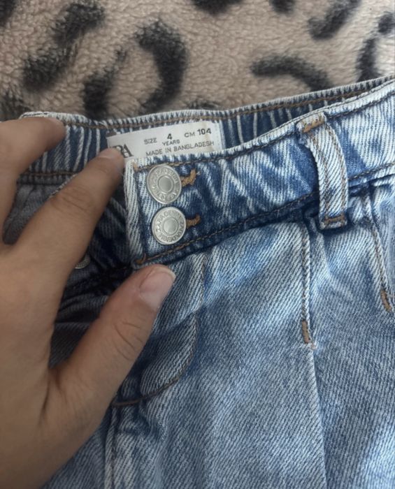 Fusta pantalon denim Zara