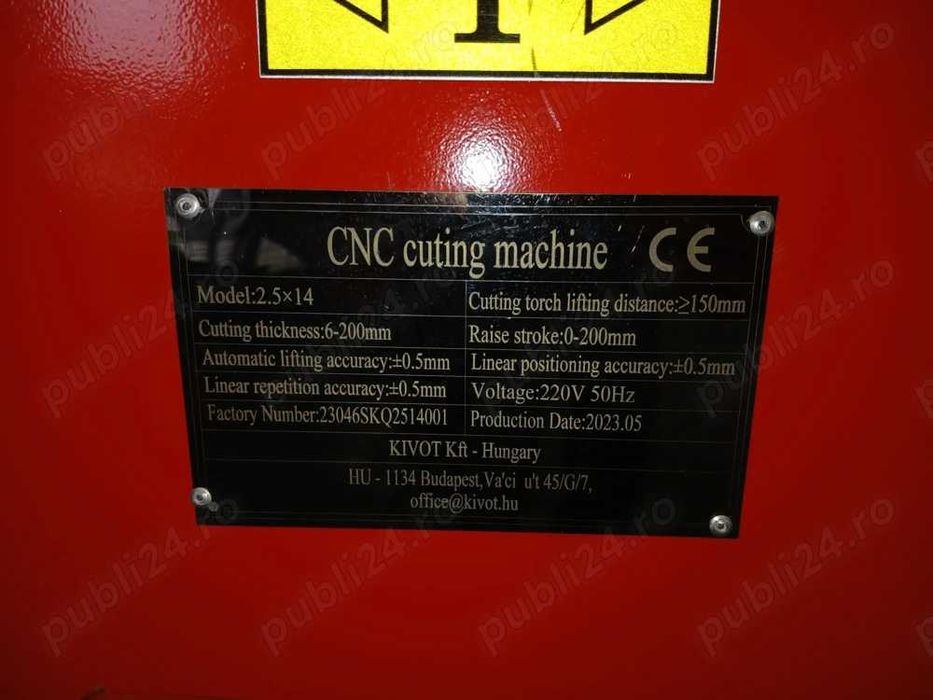 Mașină de Tăiat CNC (PLASMA)