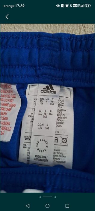 Pantaloni scurti Adidas, 13-14 ani