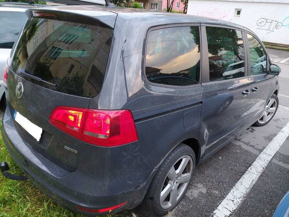 VW Sharan 2013, 2.0 TDI, 115 CP, 5 Locuri, Euro 5  Istoric Transparent